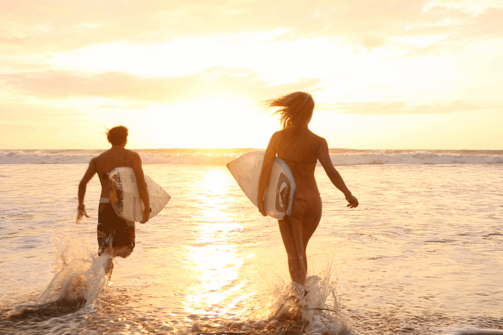 Surfing in Playa Grande