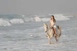 Horseback riding on Beach